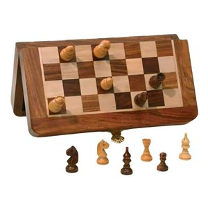 Wooden Chess Set – Magnetic